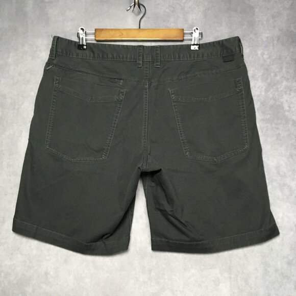 The North Face Mens Shorts size 36 Dark Blue Flat Front Cotton Stretch Casual - Picture 1 of 14
